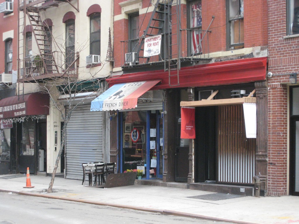 Le French Diner, Manhattan's Lower East Side