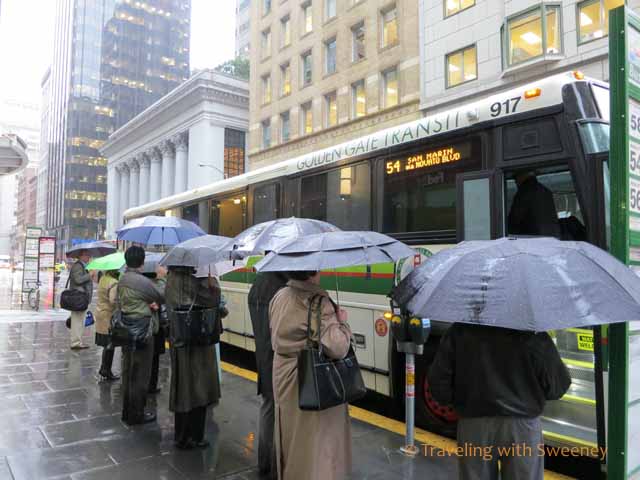 Moody San Francisco on a Rainy Day