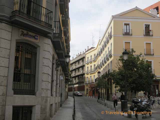 Side streets of Madrid, Spain