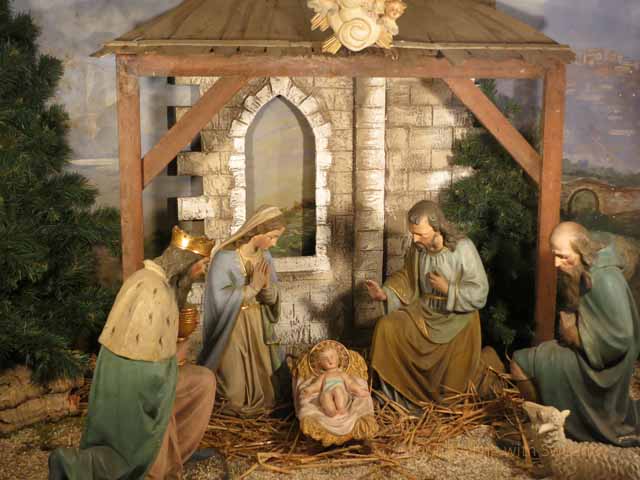 "Nativity Scene at Peterskirche"