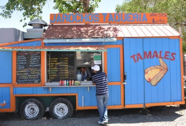Jarochos food truck at Jackalope, Santa Fe, New Mexico