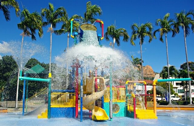 Townville, Queensland, Australia Strand Waterpark with Castle Hill