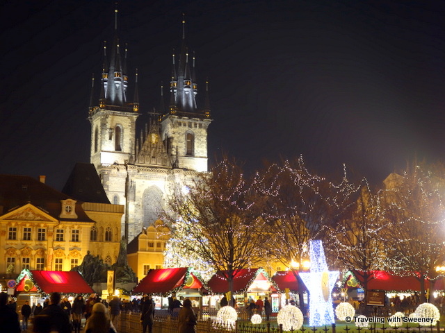 Christmas market in Old Town Prague, Czech Republic