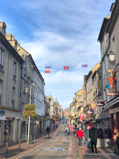 Rue Saint-Jean, Bayeux -- Normandy region of France