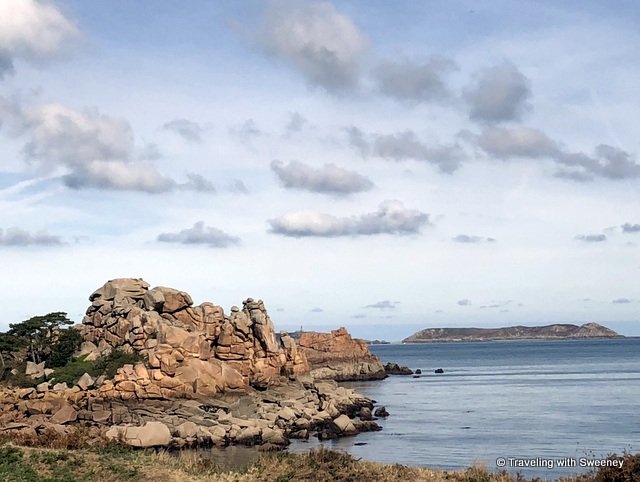 Perros-Guirec on the Brittany coast, France