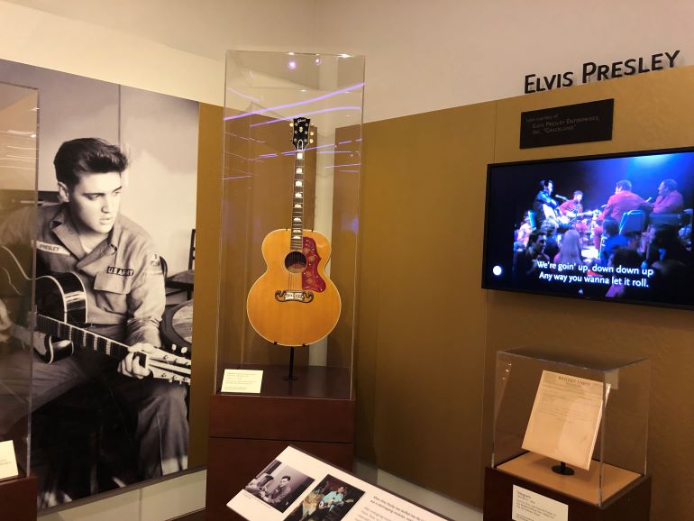 Elvis Presley exhibit at MIM (Musical Instrument Museum) in Phoenix, Arizona