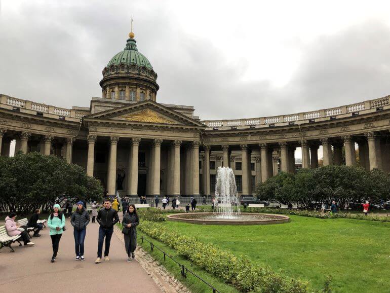 Kazan Cathedral in St. Petersburg, Russia