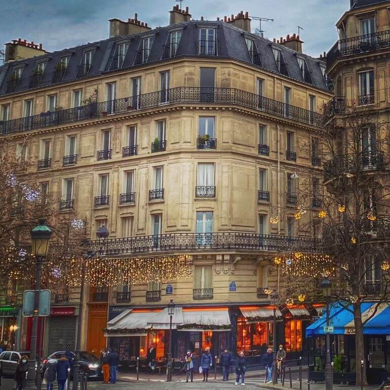 Paris, France -- just off the Quai d'Orléans in the 4th arrondissement