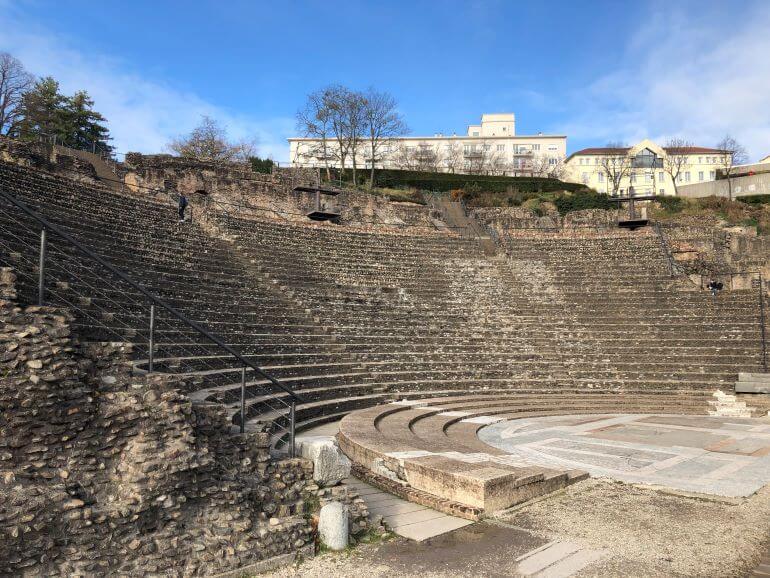 Theatre Romain, Roman ruins of Lyon, France