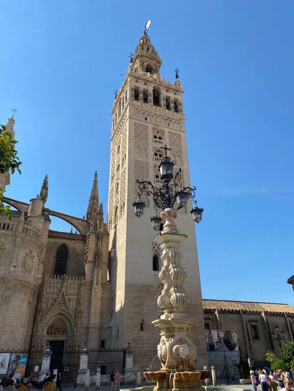La Giralda of Seville Cathedral in Seville, Spain