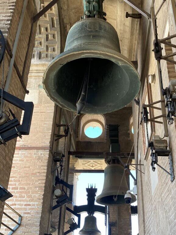 Bells of La Giralda, Seville Cathedral's bell tower, Seville, Spain