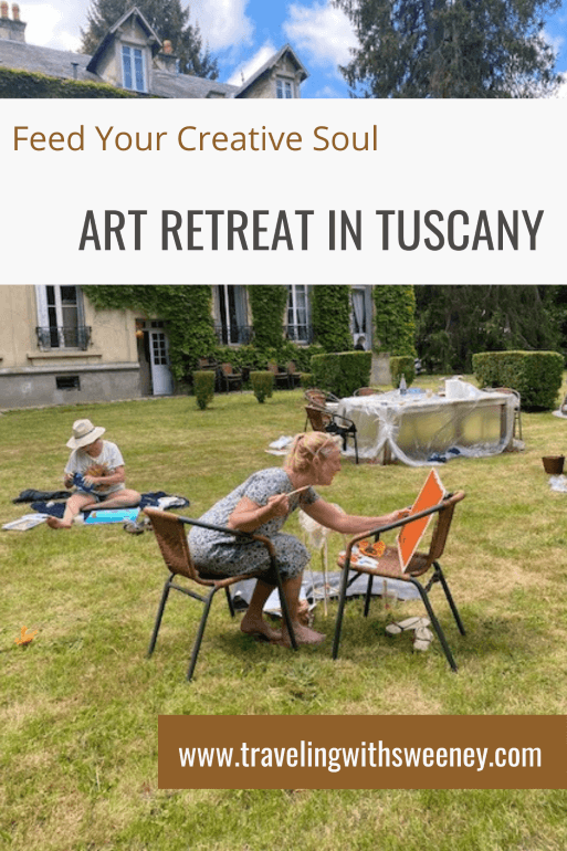 Bohemia Art Retreat in Tuscany -- Pinterest Pin