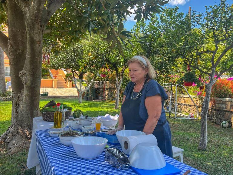 Our host for Traditional Flavors and Modern Cuisine of Corfu optional shore excursion, Viking Mediterranean Odyssey cruise