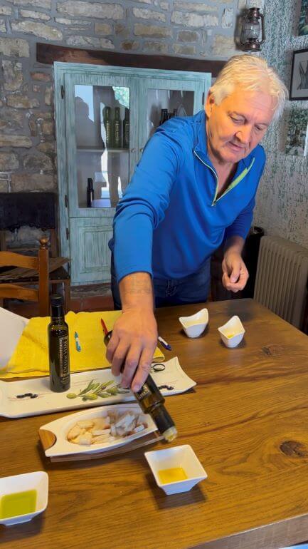 Olive oil tasting experience at Oleum Vitae, a highlight of six days in Croatia