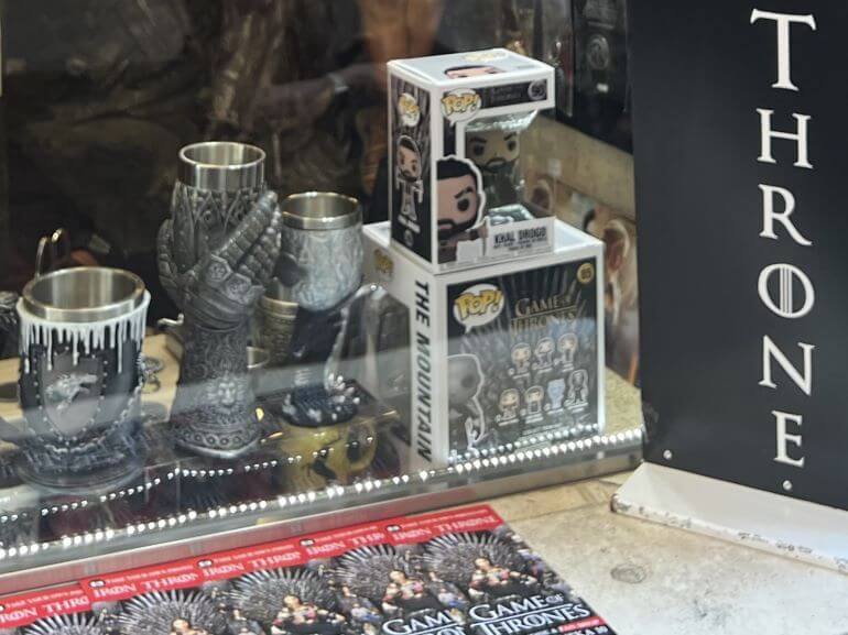 Game of Thrones souvenir shop in Split, Croatia