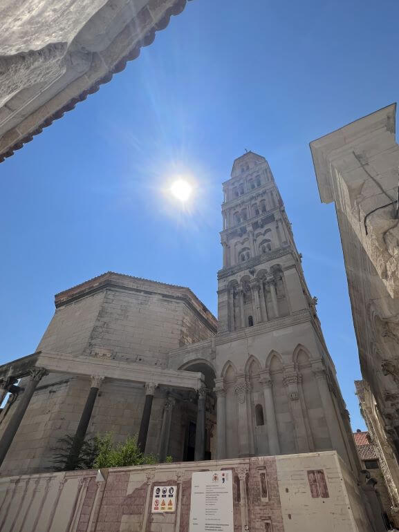 Cathedral of St Domnius in the Diocltian Palace in Split, Croatia