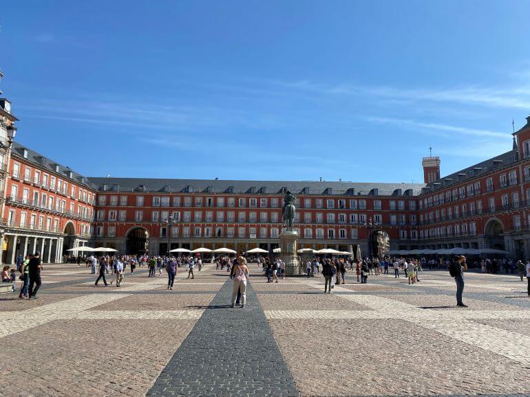 Plaza Mayor in Madrid, Spain