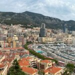View of Port of Monte Carlo from Monaco City