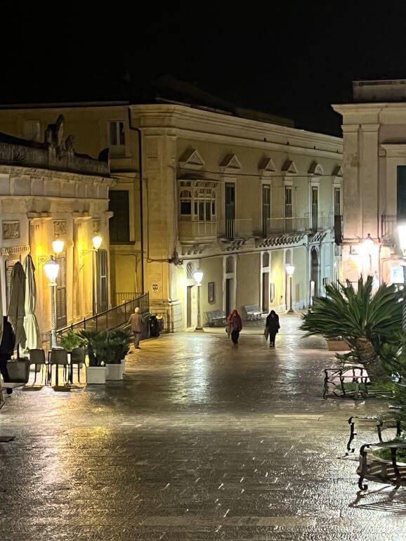 Ragusa Ibla at night, Sicily, Italy