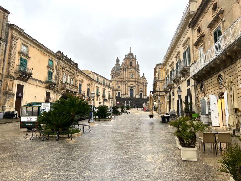 Piazza Duomo in Ragusa, Sicily, Italy