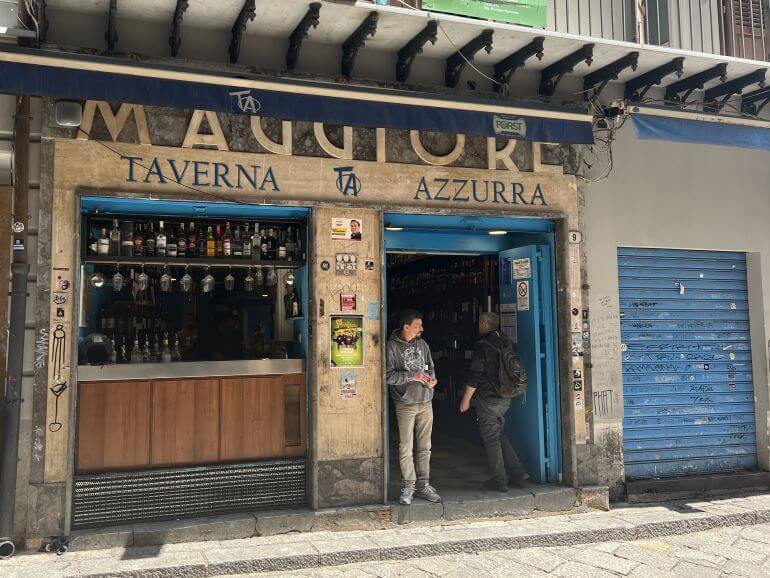 Taverna Azzurra in Palermo, Sicily, Italy