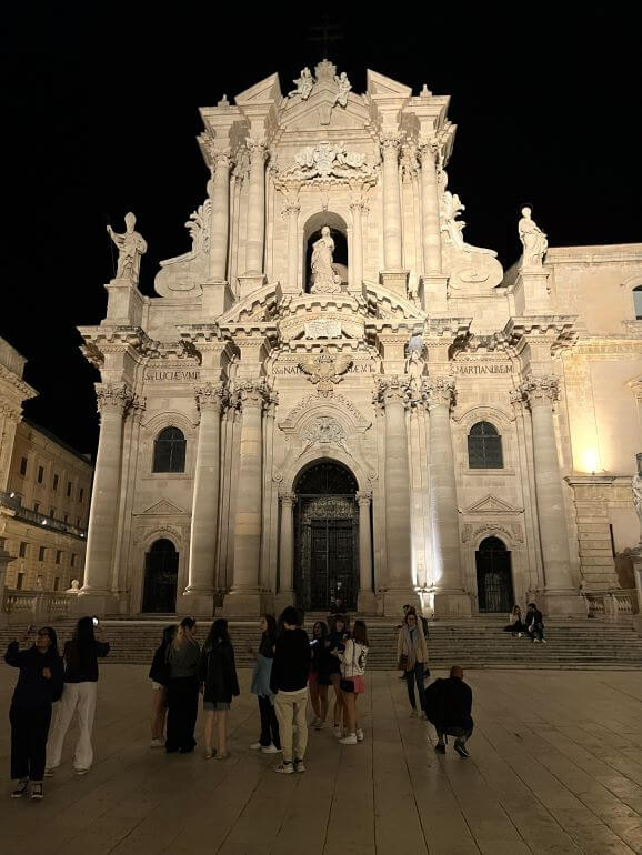 Duomo di Siracusa at night - Sicily, Italy