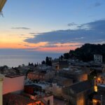 Room with a view -- Looking out to the Ionian Sea from our room at NH Collection Hotel in Taormina, Sicily, Italy