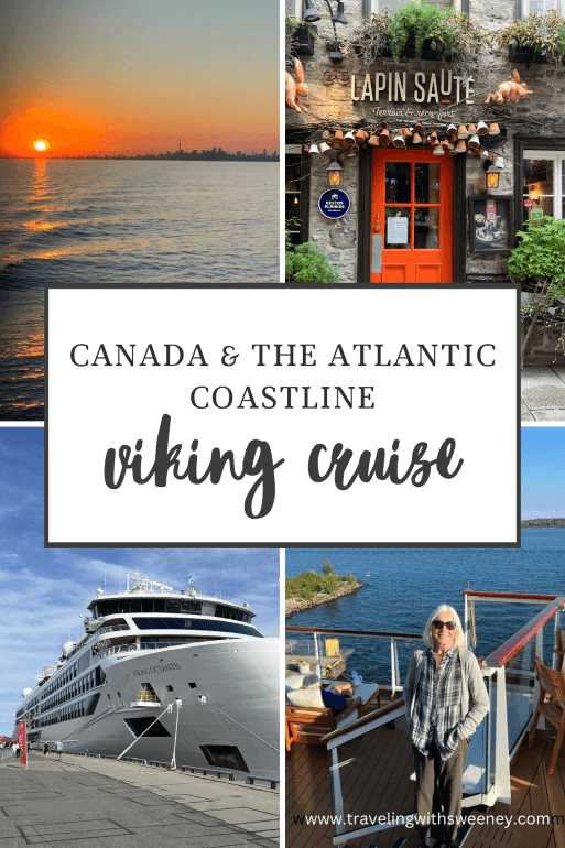 Canada and Atlantic Coastline cruise pin for Pinterest