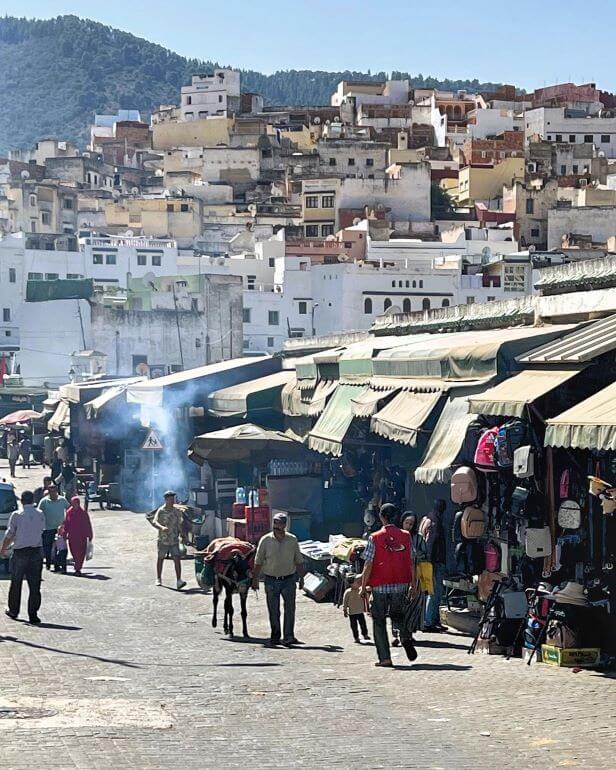 The holy city of Moulay Idriss, Morocco