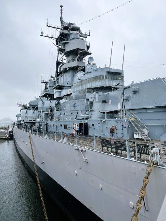 USS Wisconsin in Norfolk, Virginia