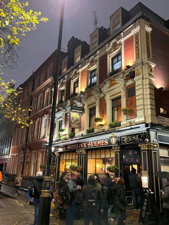 Sherlock Holmes Pub at Charing Cross, London, England