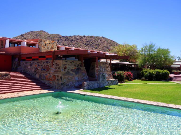 Frank Lloyd Wright's Talisen West, Scottsdale, Crizona