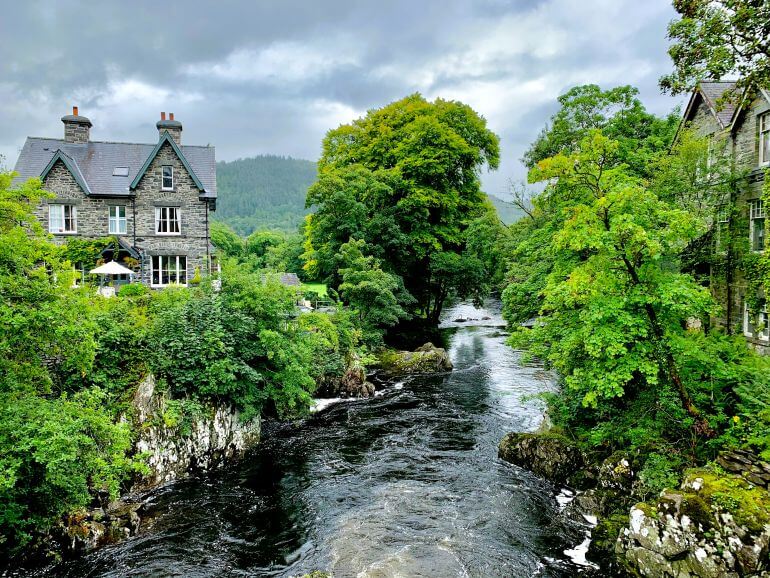 Village of Betwys y Coed, Wales