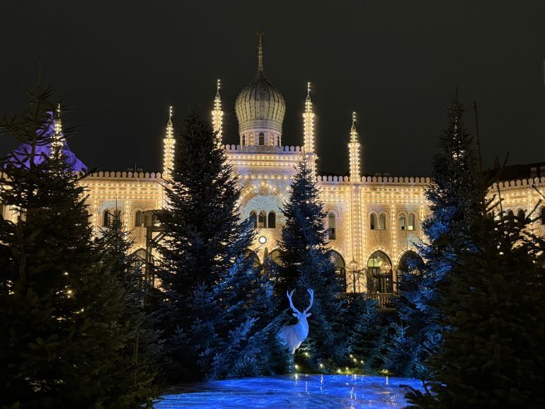 Tivoli Gardens in Copenhagen, Denmark