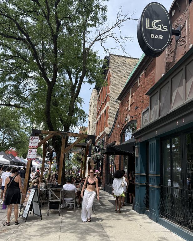 North Wells Street in Chicago, Illinois