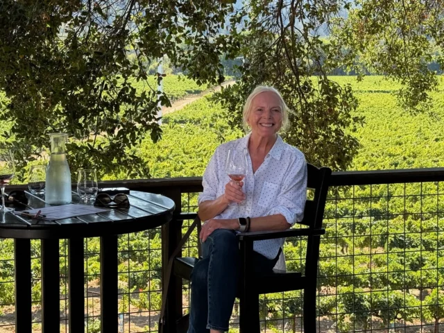 Cheers to all on this #WineWednesday! Wilson Winery — What a lovely place to taste luscious wines on a sunny and warm afternoon. During our time in Sonoma County last week, we stopped at @wilsonofdrycreek for wine tasting in the Dry Creek Valley of Healdsburg, California. We enjoyed each wine we sampled and came home with a couple bottles of Zinfandel (for which they are renowned) #sonomacounty #winecountry #californiawine #drycreekvalley #vineyardviews #winetasting #wilsonwinery #travelforwine #visitsonomacounty